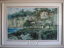 Rare Melinda's Garden Limited Edition 227/475 Lithograph Signed By Clint Sloan