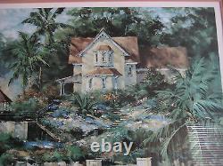 Rare Melinda's Garden Limited Edition 227/475 Lithograph Signed By Clint Sloan