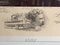 Rare Michael Blaser Limited Edition Print 11/25 Our Town & Mississippi Signed