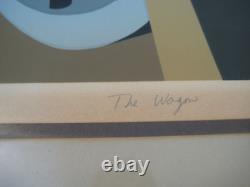 Rare The Wagon Limited Edition 88/100 Lithograph Signed By Armond Fields