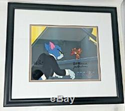 Rare Tom And Jerry Signed Limited Edition Animation Cel The Cat Concerto