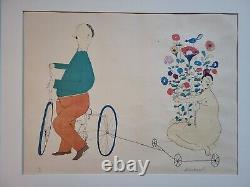 Rare lithograph, Pencil signed, limited edition