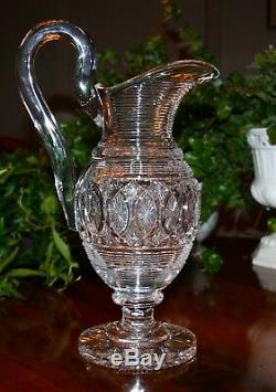 Rarest BACCARAT CRYSTAL Charles X Ewer MUSEUM COLLECTION Limited Edition 43/100