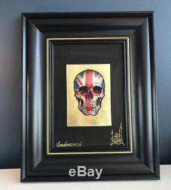 Real Gold Leaf Limited Edition Art Print By Dan gold not Banksy, Damien Hirst