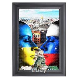 Reflection Limited Edition Ukrainian War Poster Art 18 X 24 Framed, Signed