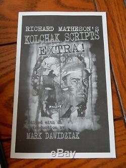 Richard Matheson's Kolchak Scripts Signed/Limited Edition #24 of 500 New