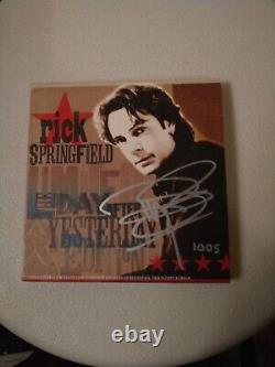 Rick Springfield Limited Edition Autographed CD/ DVD! The Day After Yesterday