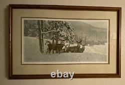 Robert E. Lougheed In The Quiet Of Winter Signed Limited Edition Print