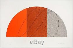 Robert Mangold Semi-Circle IV, 1995. Signed, Limited Edition, Fine Art Print