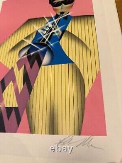 Robin Morris Original Signed trumpet musician Limited Edition Lithograph 91/350