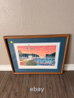 Roche Harbor Limited Edition Signed Print by Martin Malay Framed 78/150 (L89)