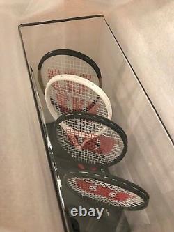 Roger Federer Limited Edition Autographed Mini Tennis Racket Set 110