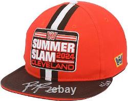 Roman Reigns WWE Signed 2024 SummerSlam Tri-Stripe Cap Limited Edition of 25
