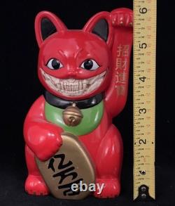 Ron English SIGNED Lucky Cat Grin Convention Red Art Limited Edition SDCC 2018