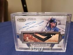 Ronald Acuna Jr. 1/1 Tier 1 Limited Lumber Bat Relic Autograph. Game Used Bat