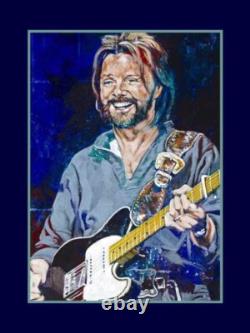 Ronnie Dunn autographed limited edition fine art print signed by Dunn