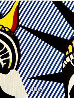 Roy Lichtenstein Lithograph COA Original Signed Numbered Limited Edition (Kaws)