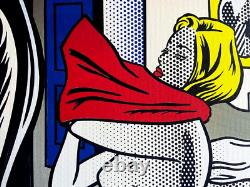 Roy Lichtenstein Lithograph COA Original Signed Op Limited Edition