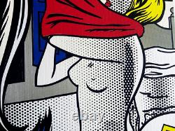 Roy Lichtenstein Lithograph COA Original Signed Op Limited Edition