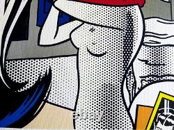 Roy Lichtenstein Lithograph COA Original Signed Op Limited Edition