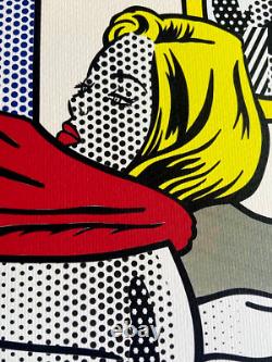 Roy Lichtenstein Lithograph COA Original Signed Op Limited Edition