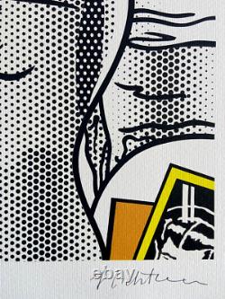 Roy Lichtenstein Lithograph COA Original Signed Op Limited Edition