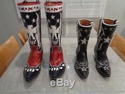 Roy Rogers And Dale Evans Rocketbuster Cowboy Boots Signed Limited Edition