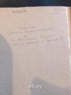 Rubaiyat Of Omar Khayyam Edward Fitzgerald 95 Copies Japan Paper 1907 Signed