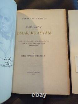 Rubaiyat Of Omar Khayyam Edward Fitzgerald 95 Copies Japan Paper 1907 Signed