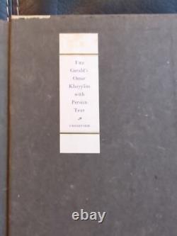 Rubaiyat Of Omar Khayyam Edward Fitzgerald 95 Copies Japan Paper 1907 Signed