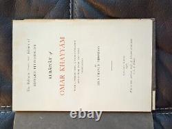 Rubaiyat Of Omar Khayyam Edward Fitzgerald 95 Copies Japan Paper 1907 Signed