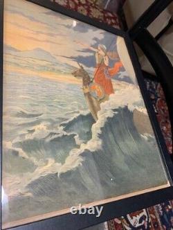 Rule Brutania exciting 1900 signed JOB limited edition lithograph