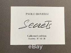 SALE! Mega RARE! Photobook SIGNED Paolo ROVERSI SECRETS 14/20 copies 1st LimED