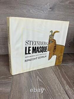 SAUL STEINBERG, Le Masque SIGNED LIMITED EDITION LITHO PRINT Book 24/300