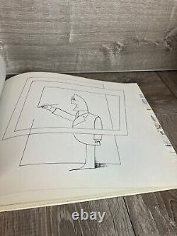 SAUL STEINBERG, Le Masque SIGNED LIMITED EDITION LITHO PRINT Book 24/300