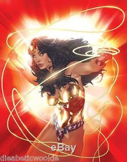 SDCC Wonder Woman Adam Hughes Strength Limited Edition Comic art Print SIGNED