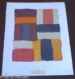 SEAN SCULLY'Coloured Wall' 2003 SIGNED Lithograph Limited Edition #52/150 NEW