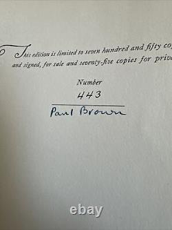 SIGNED 1936 Limited Ed. Equestrian Book Ups and Downs, Paul Brown #443