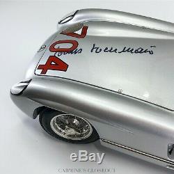 SIGNED CMC 118 1955 Mercedes-Benz 300 SLR Mille Miglia #704 Hans Herrmann