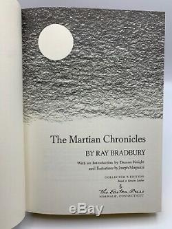 SIGNED Easton Press MARTIAN CHRONICLES Ray Bradbury Collectors Deluxe Edition CA