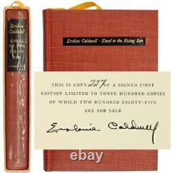 SIGNED Erskine Caldwell 1935 Limited Edition Numbered KNEEL TO THE RISING SUN HC