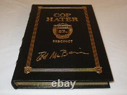 SIGNED FIRST EDITION Easton Press COP HATER Ed McBain LEATHER FINE