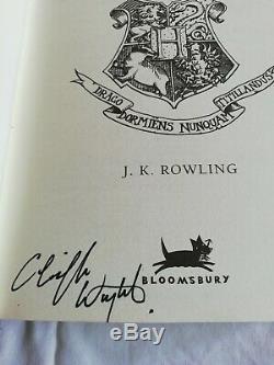 SIGNED First Edition Harry Potter and the Deathly Hallows HB with COA RARE