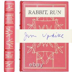 SIGNED John Updike Rabbit, Run Leather Edition Franklin Library Pulitzer Prize