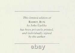 SIGNED John Updike Rabbit, Run Leather Edition Franklin Library Pulitzer Prize