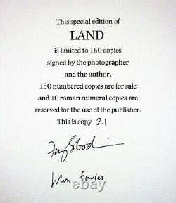 SIGNED LIMITED 1st ED Land Fay Godwin, John Fowles 1985 Hardcover Slipcased