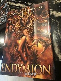 SIGNED LIMITED DAN SIMMONS HYPERION CANTOS Subterranean Press Artist Picacio