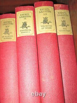 SIGNED LIMITED EDITION Writings of Rafael Sabatini Autograph Edition 23 Volumes