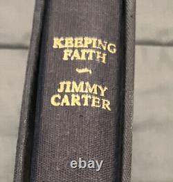 SIGNED Limited Edition Jimmy CarterKeeping Faith Bantam Books 1982. Free Ship