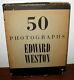 SIGNED Numbered Edward Weston 50 Fifty Photographs Limited ED Dust Jacket HC